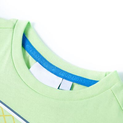 Vaikiški marškinėliai, laimo spalvos, 92 dydžio