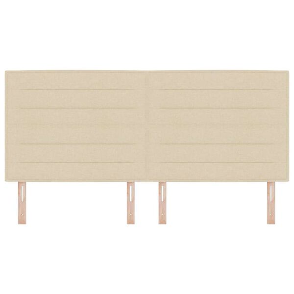 vidaXL Galvūgalis Kreminė 200 cm audinys