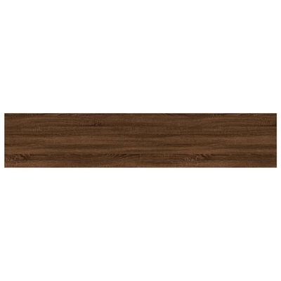 vidaXL Sieninės lentynos, 4vnt., rudos ąžuolo, 100x20x1,5cm, mediena