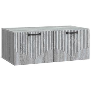 vidaXL Sieninė TV spintelė Pilka sonoma ąžuolo 78,5 x 41 x 30 cm