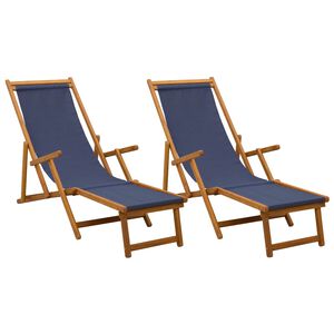 vidaXL Sulankstomas gultas 2 pcs 3 Pozicija Kietas eukalipto medis