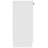 vidaXL &Scaron;oninė spintelė, baltos spalvos, 60x30x70cm, apdirbta mediena