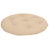 vidaXL Kaboji pagalvė VIANEN 100% poliesteris Kreminė &Oslash; 40 x 10 cm