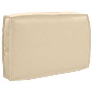 vidaXL Pagalvėlė Smėlio 60 x 40 x 12 cm Oksfordo audinys