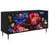 vidaXL Televizoriaus spintelė KIEL 102 x 33 x 51 cm Juodojo ąžuolo
