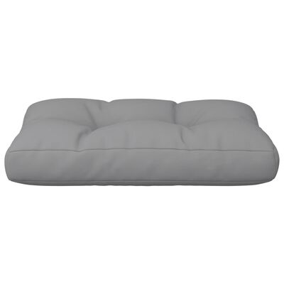 vidaXL Paletės pagalvėlė, pilkos spalvos, 50x40x12cm, audinys