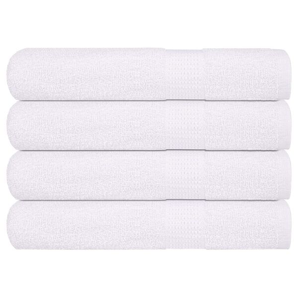 vidaXL Rank&scaron;luosčiai, FROGN, 4 vnt., balti, 100x200 cm, 360 g/m&sup2;