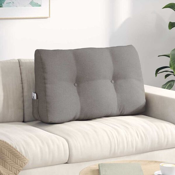 vidaXL Apsaugos Pagalvė Taupe 80 x 24 x 50 cm audinys