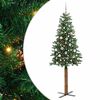 vidaXL Lieknas Kalėdų eglutė Žalia 210 cm PVC ir kietasis pu&scaron;ų medis