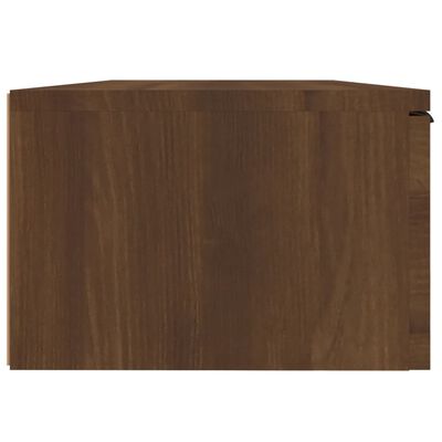 vidaXL Sieninės spintelės, 2vnt., rudos ąžuolo, 68x30x20cm, mediena