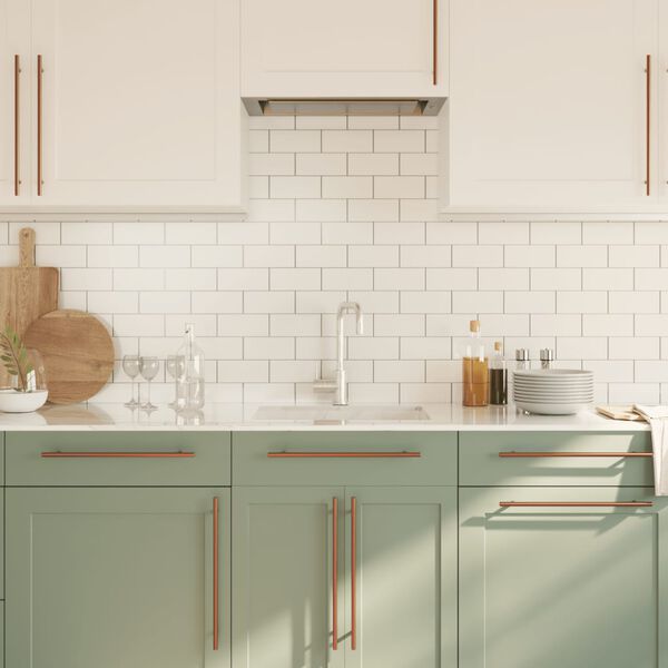 vidaXL Spintelės rankenėlės, 5vnt., bronzinės, nerūdijantis plienas