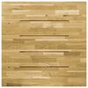 vidaXL Stalvir&scaron;is, ąžuolo mediena, kvadratinis, 23mm, 70x70cm
