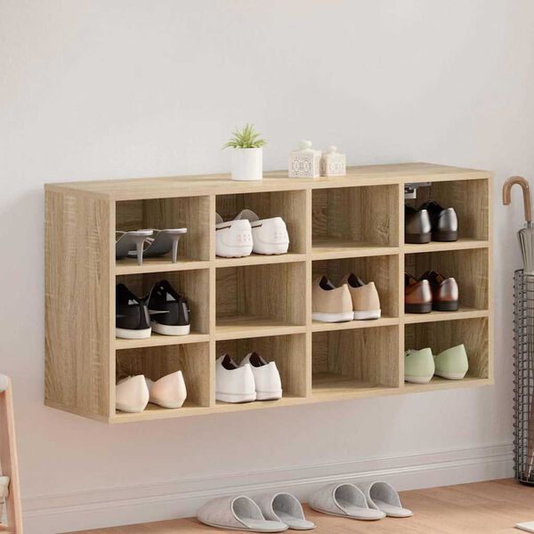 vidaXL Batu skrynia Sonoma ąžuolas 103 x 30 x 51 cm Apdirbta mediena