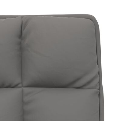 vidaXL Poilsio kėdė su metaliniu rėmu, šviesiai pilka, aksomas