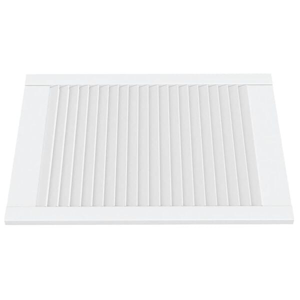 vidaXL Spintelės durelės, 4vnt., baltos, 69x49,4cm, pu&scaron;is