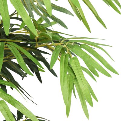 vidaXL Dirbtinis bambukas, žalios spalvos, 80cm, 500 lapai