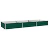 vidaXL Pakelta sodo lova Žalia 240 x 80 x 24 cm