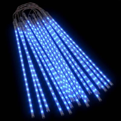 vidaXL Girlianda meteorų lietus, 20vnt., 50cm, 720 mėlynų LED lempučių