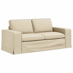 vidaXL Sofa Kreminė 182 x 80 x 82 cm audinys