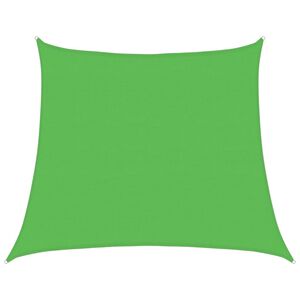 vidaXL Saulės skėtis, burė, 160 g/m&sup2;, trapecijos formos, &scaron;viesiai žalia, 4/5x4 m, HDPE