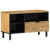vidaXL televizoriaus spintelė Ruda 80x33x46 cm Medžio masyvo Mango