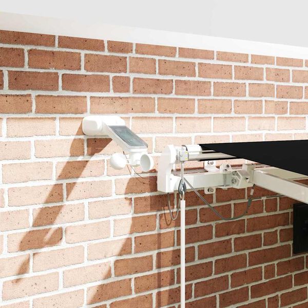 vidaXL I&scaron;traukiama markizė Juoda 450 &times; 300 cm Poliesteris ir Metalas