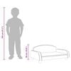 vidaXL Vaiki&scaron;ka sofa, kreminės spalvos, 70x45x30cm, audinys