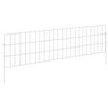 vidaXL Sodo tvora su kuoliukais 48 pcs 115 x 30 cm Mesh Sidabrinė