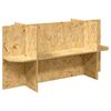 vidaXL Terariumo bazė su lentyna Ruda 100 x 40 x 50 cm OSB