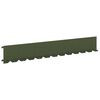 vidaXL Vejo kra&scaron;tas 10 pcs 102 x 15 x 4 cm Plienas Alyvuogių žalia