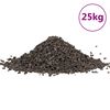 vidaXL Bazalto žvyras, juodos spalvos, 25kg, 5&ndash;8mm