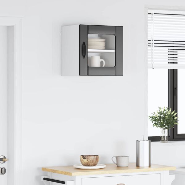 vidaXL Virtuvės spintelė Juoda 40 x 31 x 40 cm Apdirbta mediena