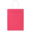 vidaXL Popieriniai mai&scaron;eliai 250vnt. su rankenomis, rožinis 21x11x28cm