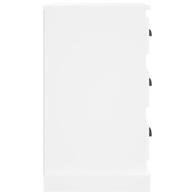 vidaXL Naktinė spintelė, baltos spalvos, 39x39x67cm, apdirbta mediena