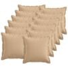 vidaXL Pagalvėlės užvalkalas 12 pcs HOUTEN Kreminė 40 x 40 cm