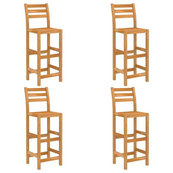 vidaXL Lauko baro baldų komplektas, 5 dalių, akacijos medienos masyvas