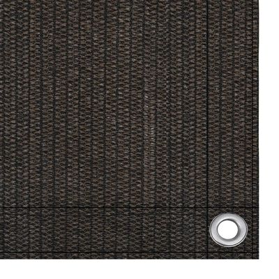 vidaXL Palapinės kilimėlis, rudos spalvos, 200x400cm