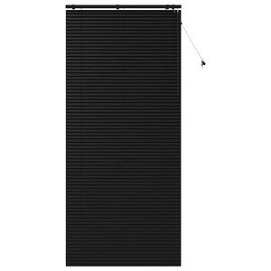 vidaXL Venecijos žaliuzės Juoda 120 x 250 cm 35 mm