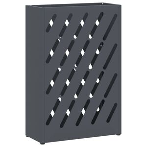 vidaXL Lietaus skėtis stovas Antracito 28 x 12 x 41 cm Plienas