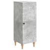 vidaXL Kabalas Betono pilka 33 x 34,5 x 90 cm Apdirbta mediena