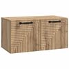 vidaXL Sieninė TV spintelė 59,5 x 31 x 30 cm Artisano ąžuolo