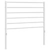vidaXL Metalinis pakaitinis galvūgalis, baltos spalvos, 100cm