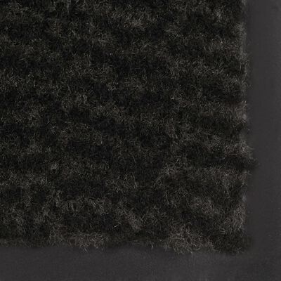 vidaXL Durų kilimėlis, juodos spalvos, 60x180cm, kuokštuotas