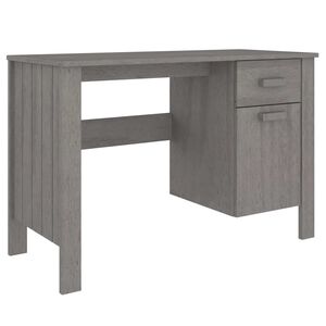 vidaXL Ra&scaron;omasis stalas HAMAR, &scaron;viesiai pilkas, 113x50x75cm, pu&scaron;is