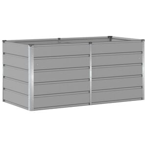 vidaXL Lovelis &Scaron;viesiai pilka 160 x 80 x 75 cm Plienas