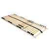 vidaXL Lamelinis lovos pagrindas Ruda 90 x 190 cm Kietas bukas medis