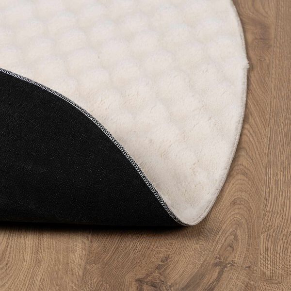 vidaXL Zoninės kiliminės dangos Apvali Smėlio &Oslash; 120 CM