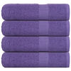 vidaXL Rank&scaron;luosčiai, FROGN, 4 vnt., violetiniai, 100x150 cm, 360 g/m&sup2;