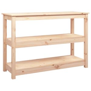 vidaXL Konsolinis staliukas, 110x40x74cm, pu&scaron;ies medienos masyvas