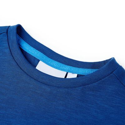 Vaikiški marškinėliai, tamsiai mėlynos spalvos, 92 dydžio